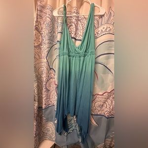 Seven7 from Lane Bryant Blue Gradient Sun Dress size 18 20